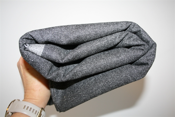 Stofrest 2,3 m. grå uld