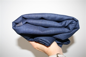 Stofrest 2,4 m. blå uld