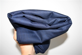 Stofrest 2,5 m. blå uld