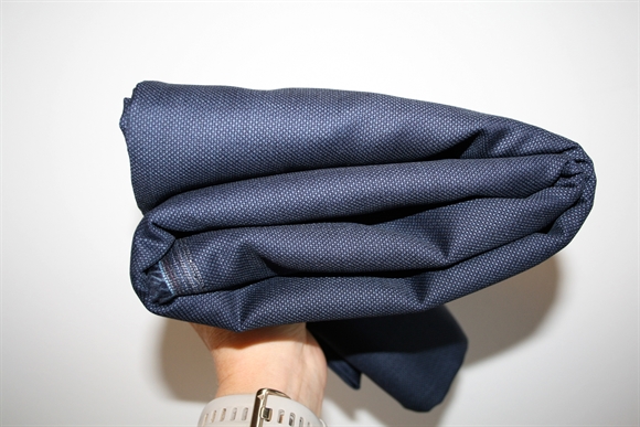 Stofrest 2,1 m. blå uld