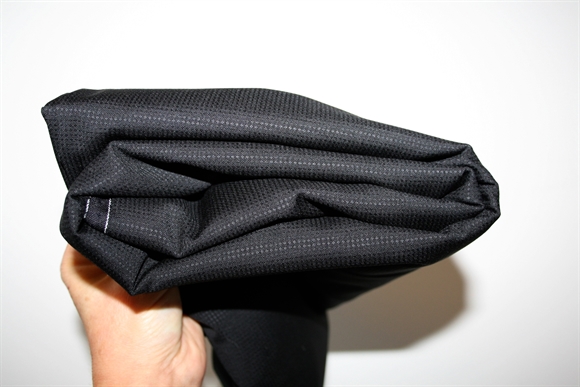 Stofrest 2,4 m. sort uld