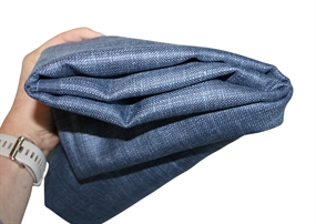 Stofrest 1,55 m. blå uld