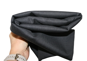 Stofrest 1,75 m. grå uld