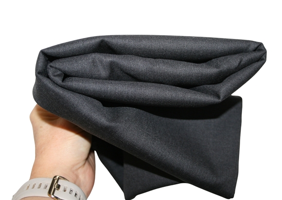 Stofrest 1,75 m. grå uld