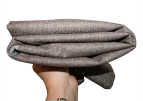 Stofrest 0,95 m. brun uld