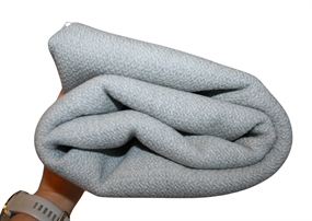 Stofrest 0,95 m. lysegrå uld