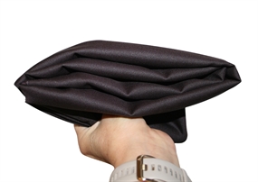 Stofrest 1 m. brun uld