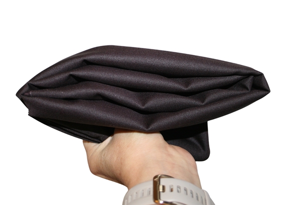 Stofrest 1 m. brun uld