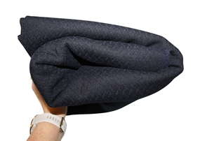 Stofrest 2,35 m. mønstervævet uld