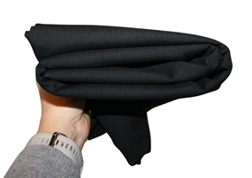 Stofrest 1,95 m. sort uld