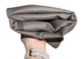 Stofrest 2 m. brun uld