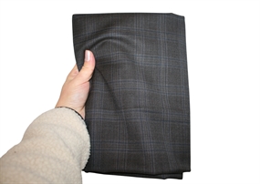 Stofrest 1,45 m. ternet uld