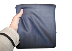 Stofrest 3,2 m. blå uld