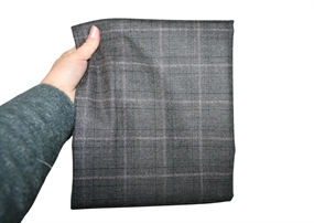 Stofrest 1,65 m. ternet uld