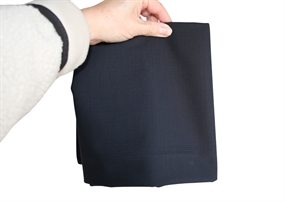 Stofrest 0,8 m. navy ternet uld