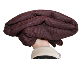 Stofrest 3,8 m. brunlig uld