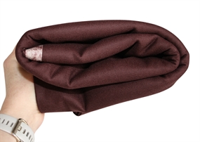 Stofrest 1,7 m. rødbrun uld