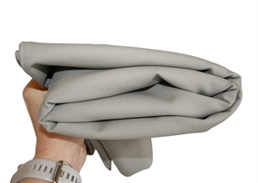 Stofrest 1,9 m. beige uldstretch