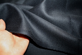 2,4 m. navy overtøjs-uld