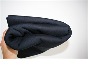 Stofrest navy uld jersey