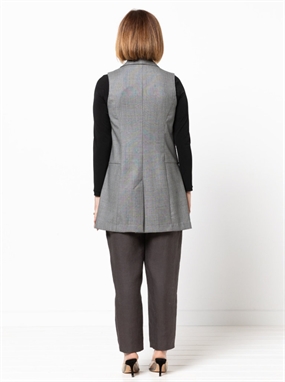 StyleArc symønster til lang vest \'Andrea\'