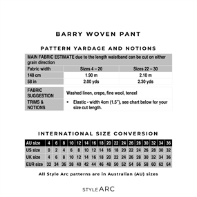 StyleArc symønster \'Barry Woven Pant\' bukser