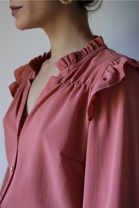 Symønster til feminin bluse 'Noelie'