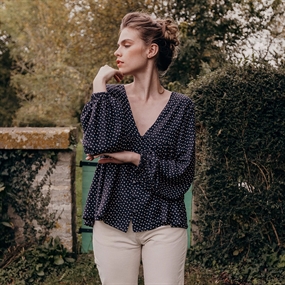 Bluse symønster 'Castagnette' fra Cousette