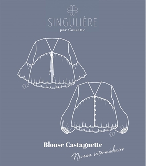 Bluse symønster \'Castagnette\' fra Cousette