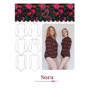 Symønster til bodystocking 'Sora'