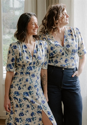 Symønster til kjole og bluse \'Rosalie\' fra Maison Fauve