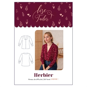 Lise Tailor symønster skjortebluse 'Herbier'