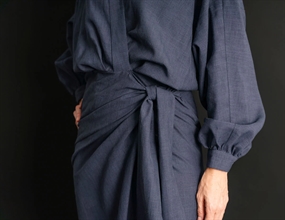 Snitmønster til slå-om kjole \'Copenhagen\' fra Liesl + Co.