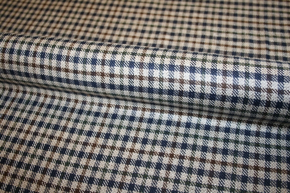 Uld -og silkeblanding med små tern