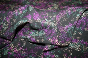 Vævet viskose stof med konfetti print