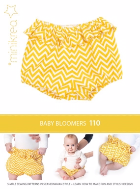 Symønster til baby bloomers