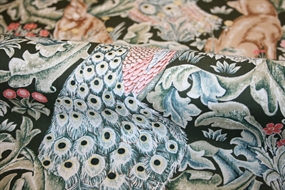 William Morris bomulds stof \'Forest Wooded\'