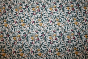 William Morris stof bomuld \'Arbutus Slate\'