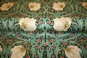 William Morris stof \'Small Pimpernel Green\'